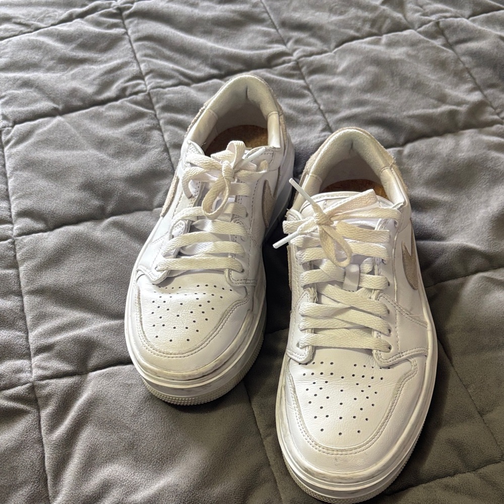 Nike Air White Cork Insole Low-Top Sneakers